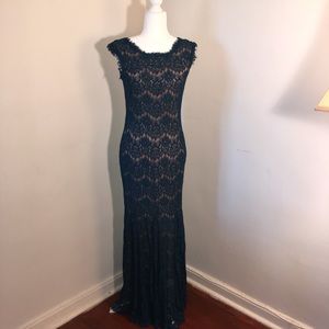 Aqua Size 6 Gown